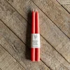 Graham & Green Set of Two Rose Pink Beeswax Dinner Candles
