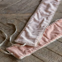 Graham & Green Set of Two Rose Velvet Curtain Tie Backs