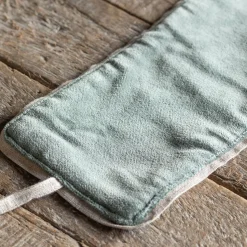 Graham & Green Set of Two Sage Green Velvet Curtain Tie Backs