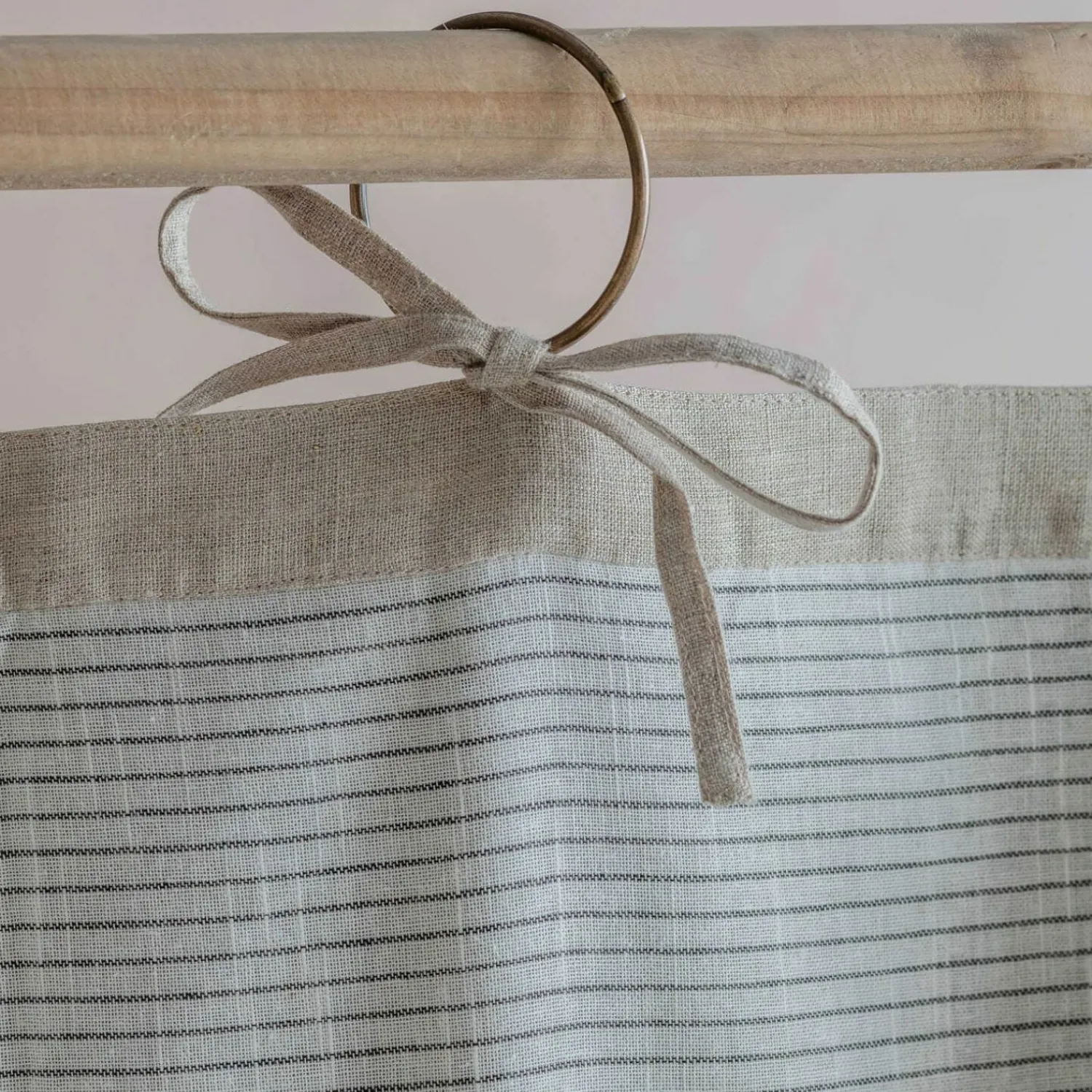 Graham & Green Set of Two Short Sage Green Velvet Curtains