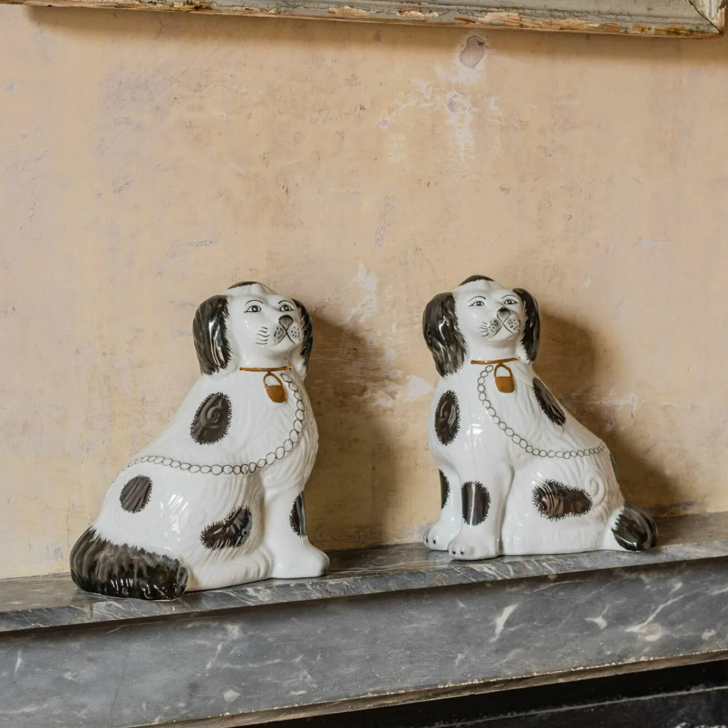 Graham & Green Set of Two Staffordshire Dog Ornaments