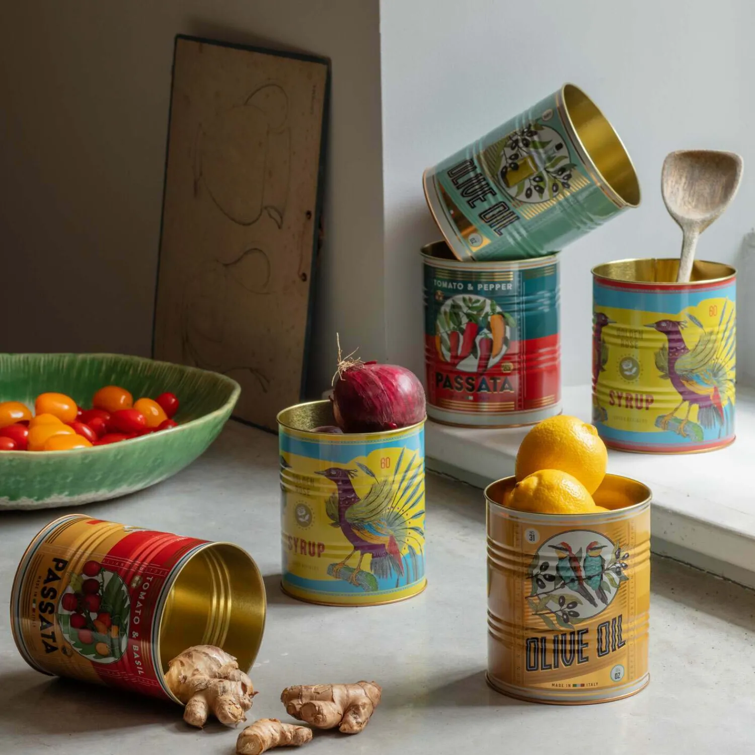 Graham & Green Set of Two Syrup Tins