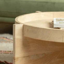 Graham & Green Seth Round Tray Top Coffee Table