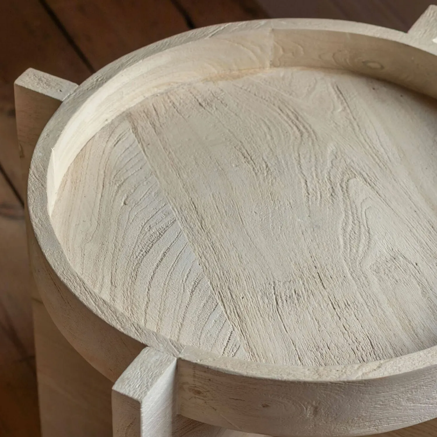 Graham & Green Seth Round Tray Top Side Table