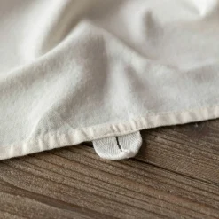 Graham & Green Shell Embroidered Cotton Tea Towel