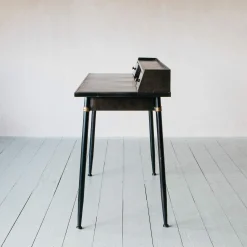 Graham & Green Sid Black Metal Desk