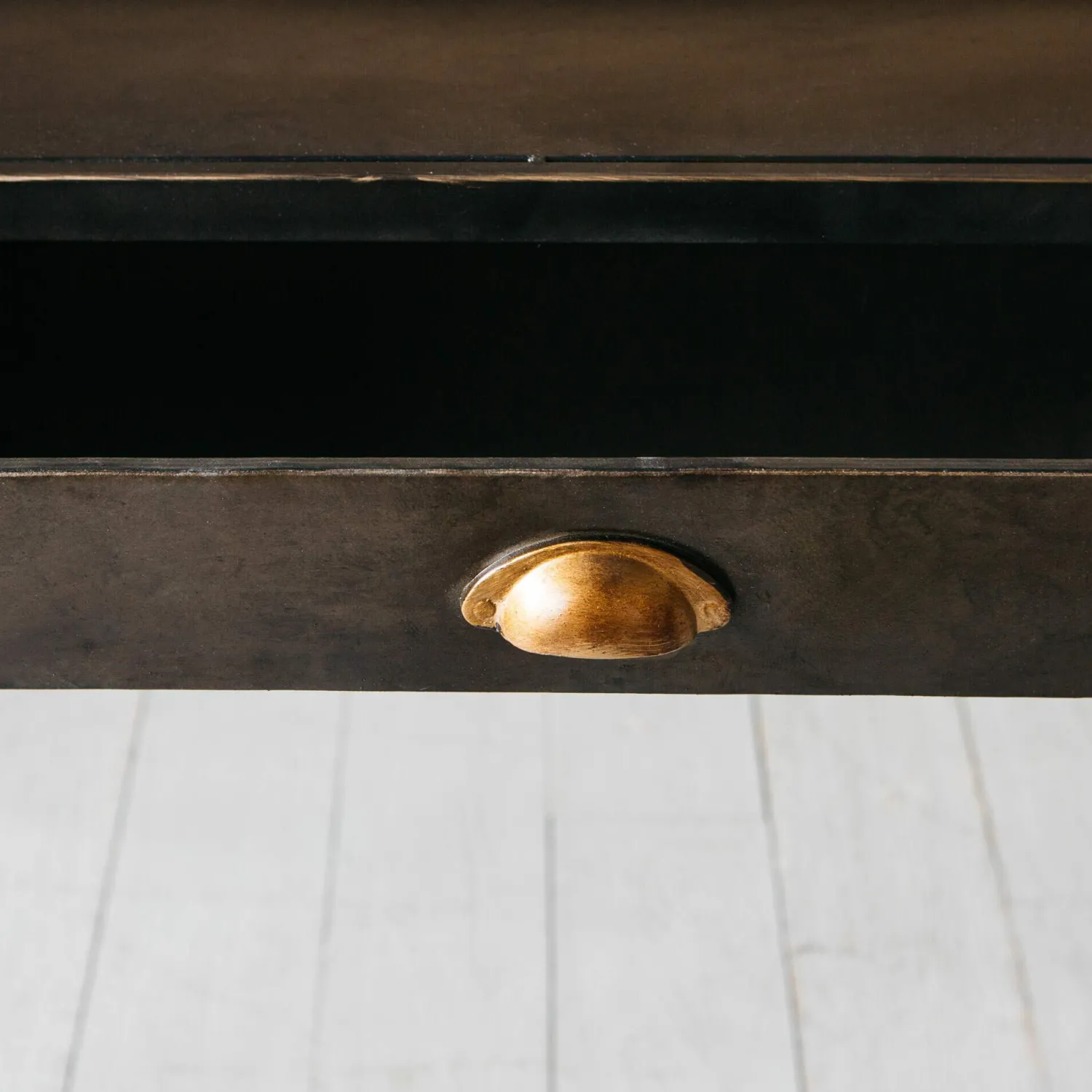 Graham & Green Sid Black Metal Desk