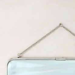 Graham & Green Silver Carriage Mirrors