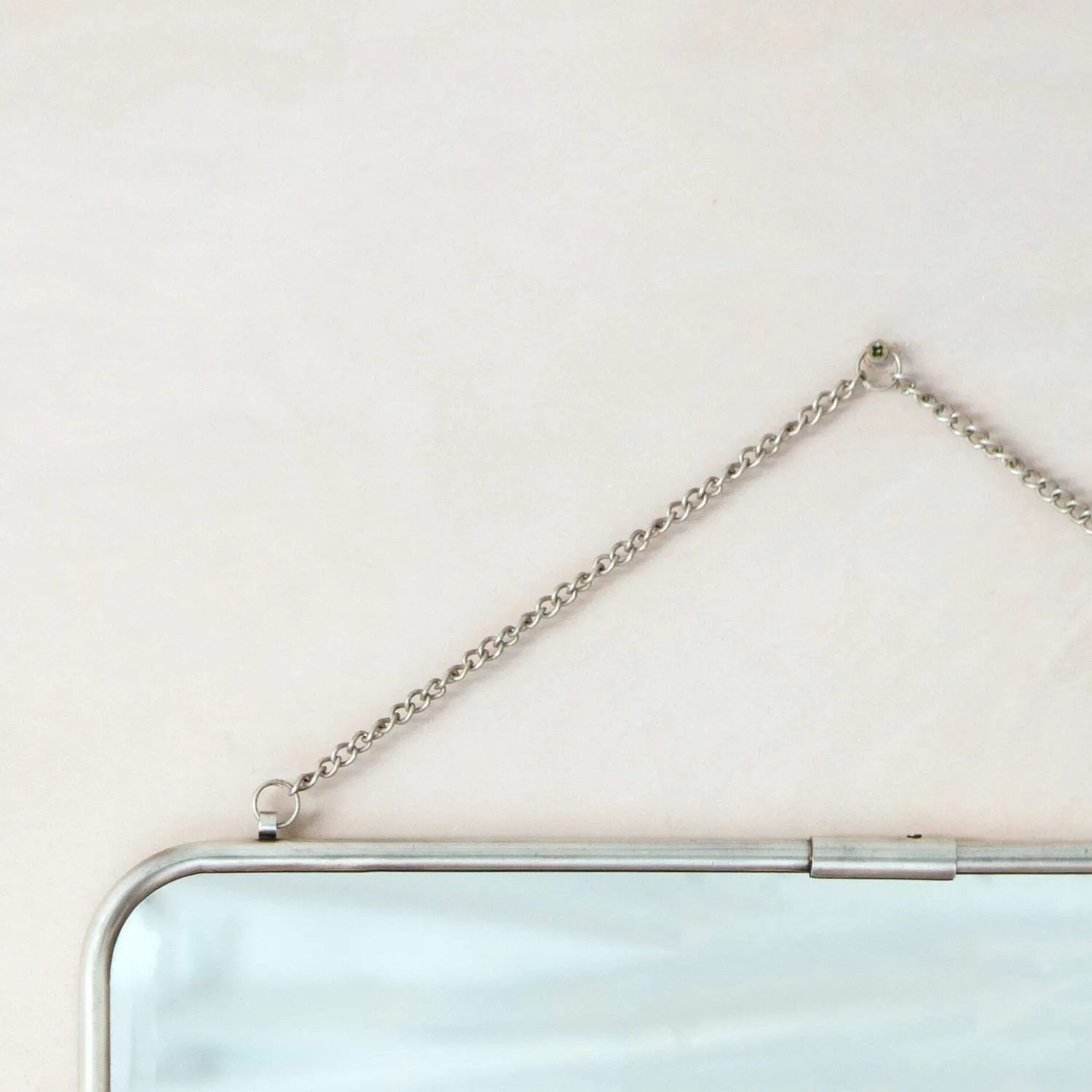 Graham & Green Silver Carriage Mirrors
