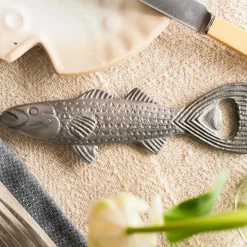 Graham & Green Silver Fish Bottle Opener