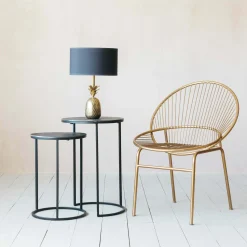 Graham & Green Skylar Set of Two Round Side Tables