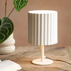 Graham & Green Small Ardales Fluted Table Lamp