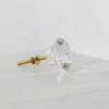 Graham & Green Small Clear Glass Knob