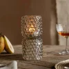 Graham & Green Small Grey Stacked Bubble Tealight Holder