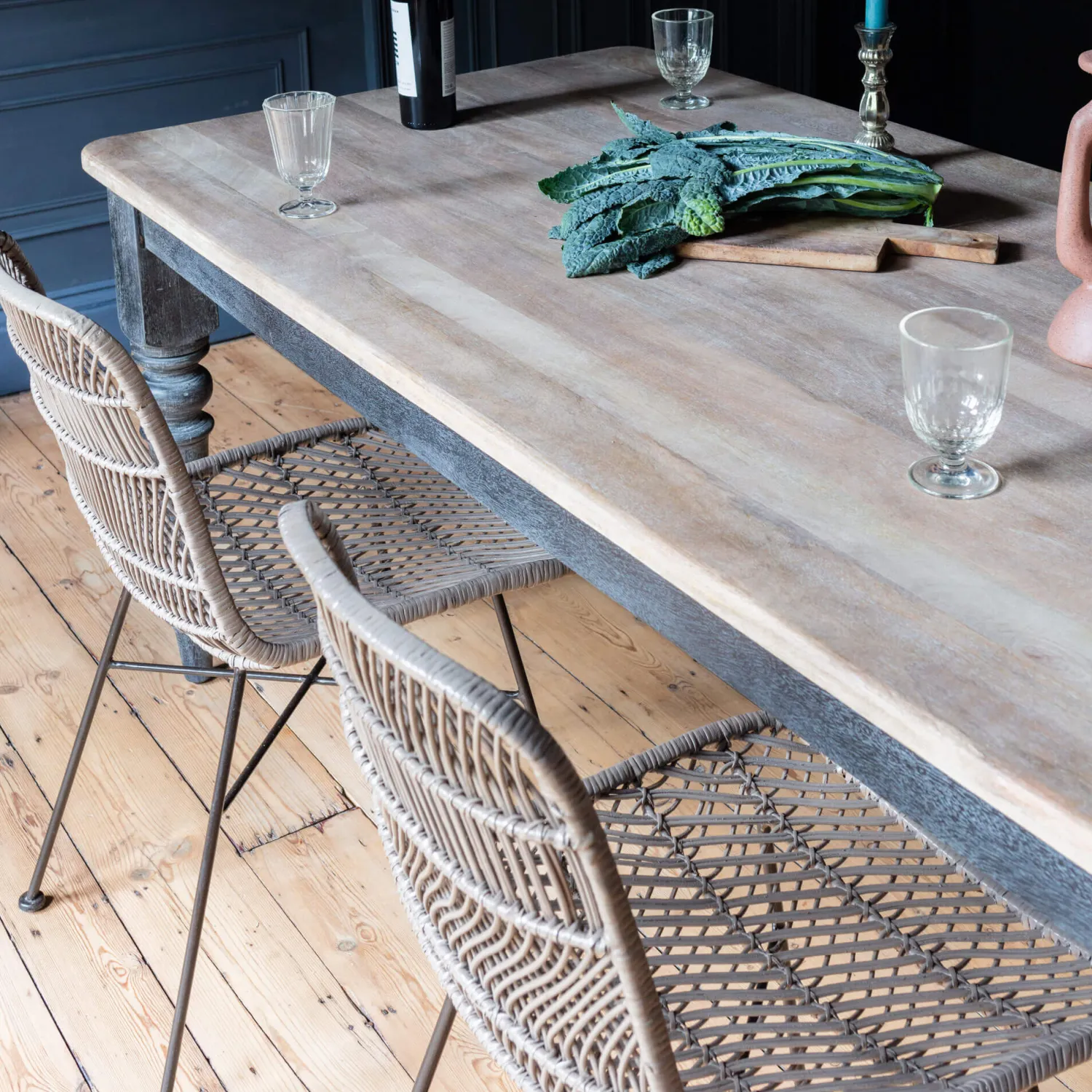 Graham & Green Small Lincoln 6 Seater Dining Table