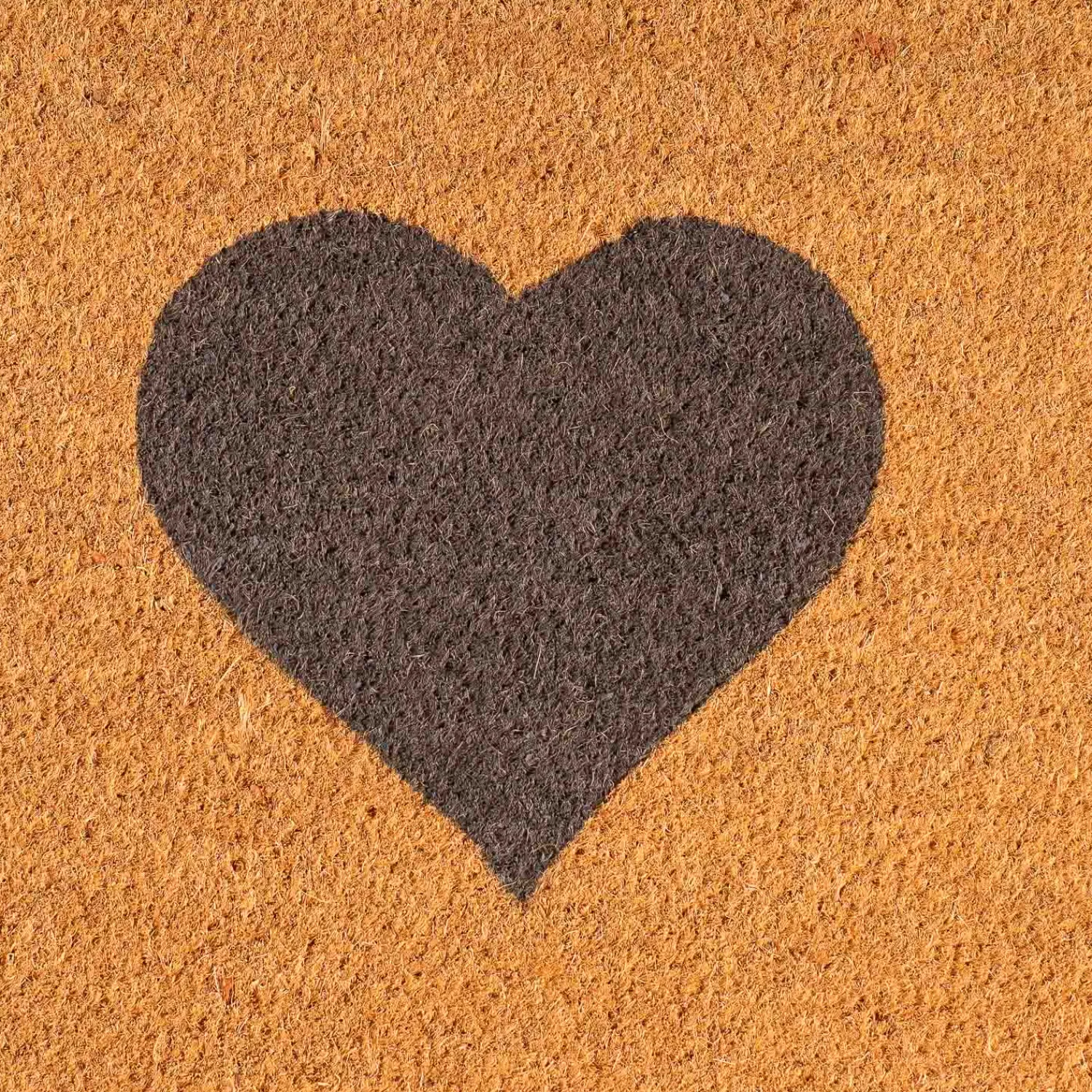 Graham & Green Small Natural Heart Doormat