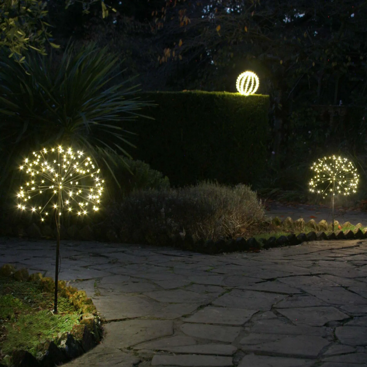 Graham & Green Small Outdoor Dandelion Light