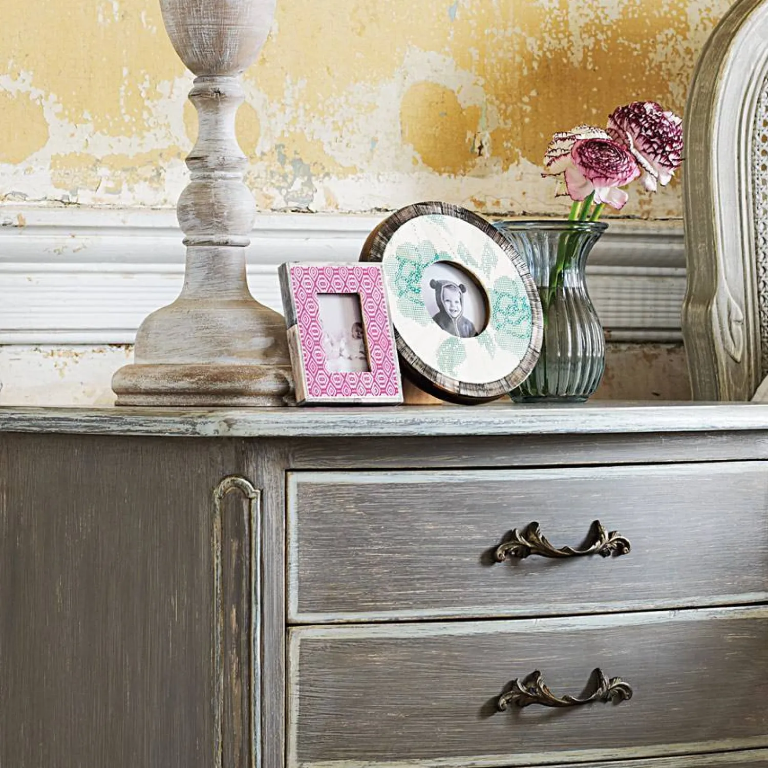 Graham & Green Small Pink Bone Photo Frame