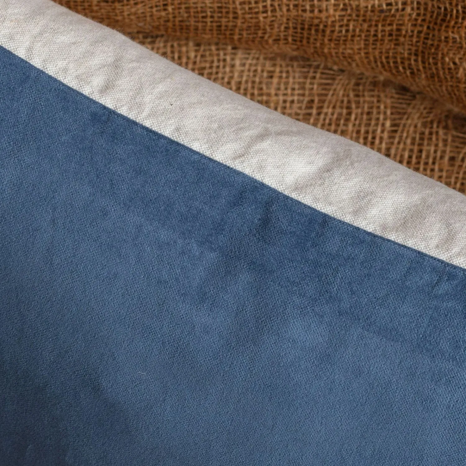 Graham & Green Small Velvet and Linen Backed Cushions
