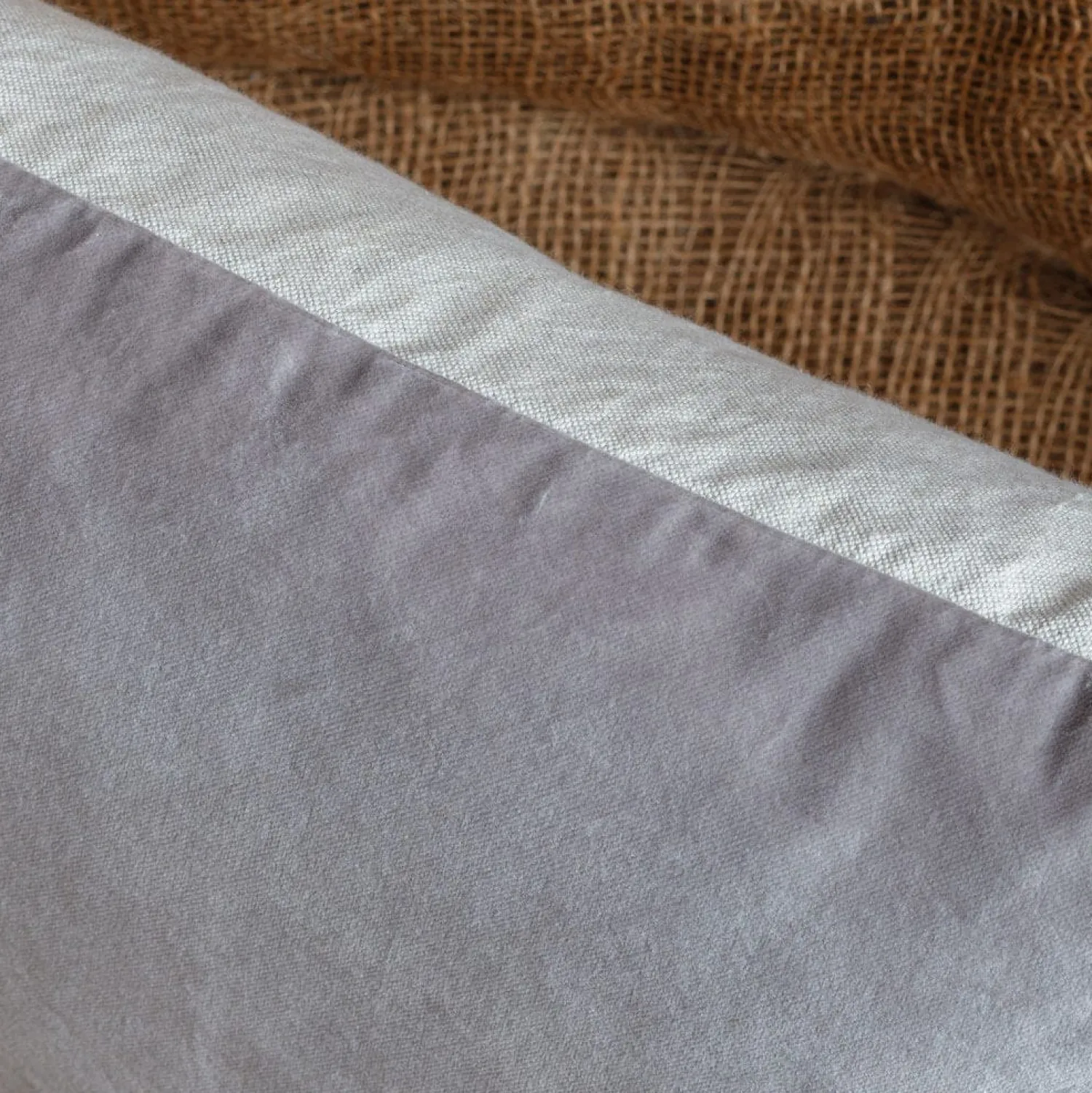 Graham & Green Small Velvet and Linen Backed Cushions