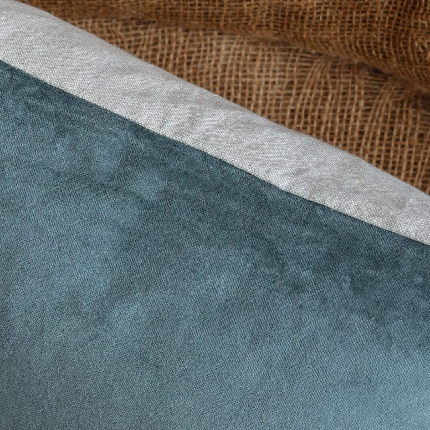 Graham & Green Small Velvet and Linen Backed Cushions