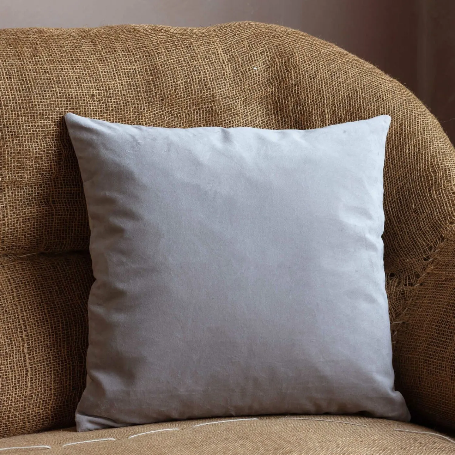 Graham & Green Small Velvet and Linen Backed Cushions