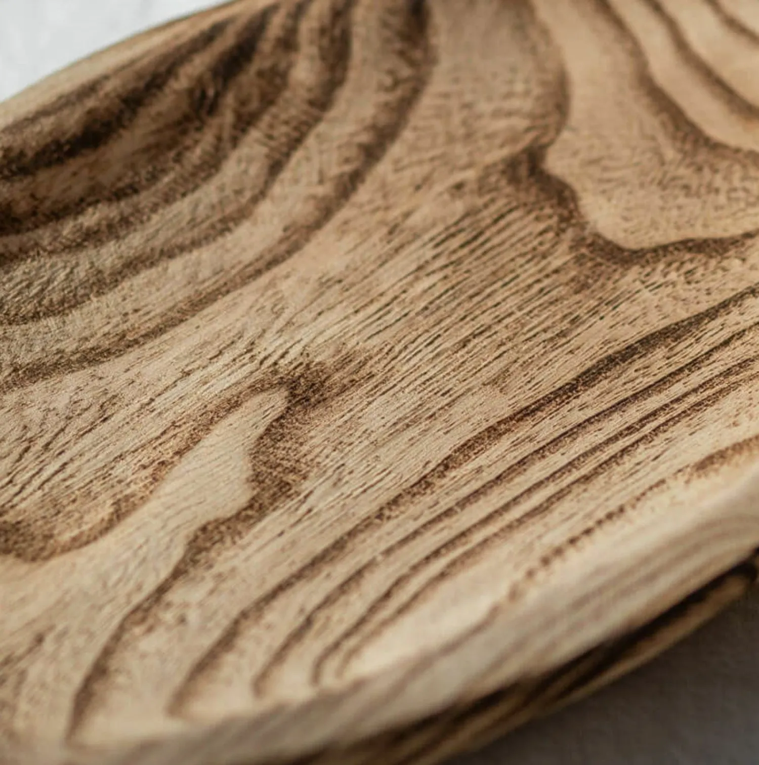 Graham & Green Small Wooden Fish Tray