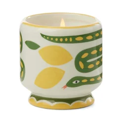 Graham & Green Snake Ceramic Lemongrass Candle