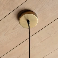 Graham & Green Snowdrop Wicker Pendant Light