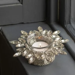 Graham & Green Snowflake Tealight Holder