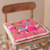 Graham & Green Songbird Coral Velvet Seat Pad