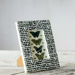 Graham & Green Spotty Black Bone Frame