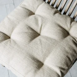 Graham & Green Square Linen Seat Pad