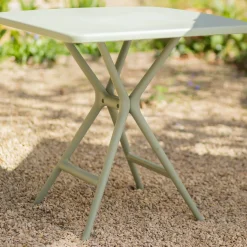 Graham & Green Square Moss Green Garden Dining Table