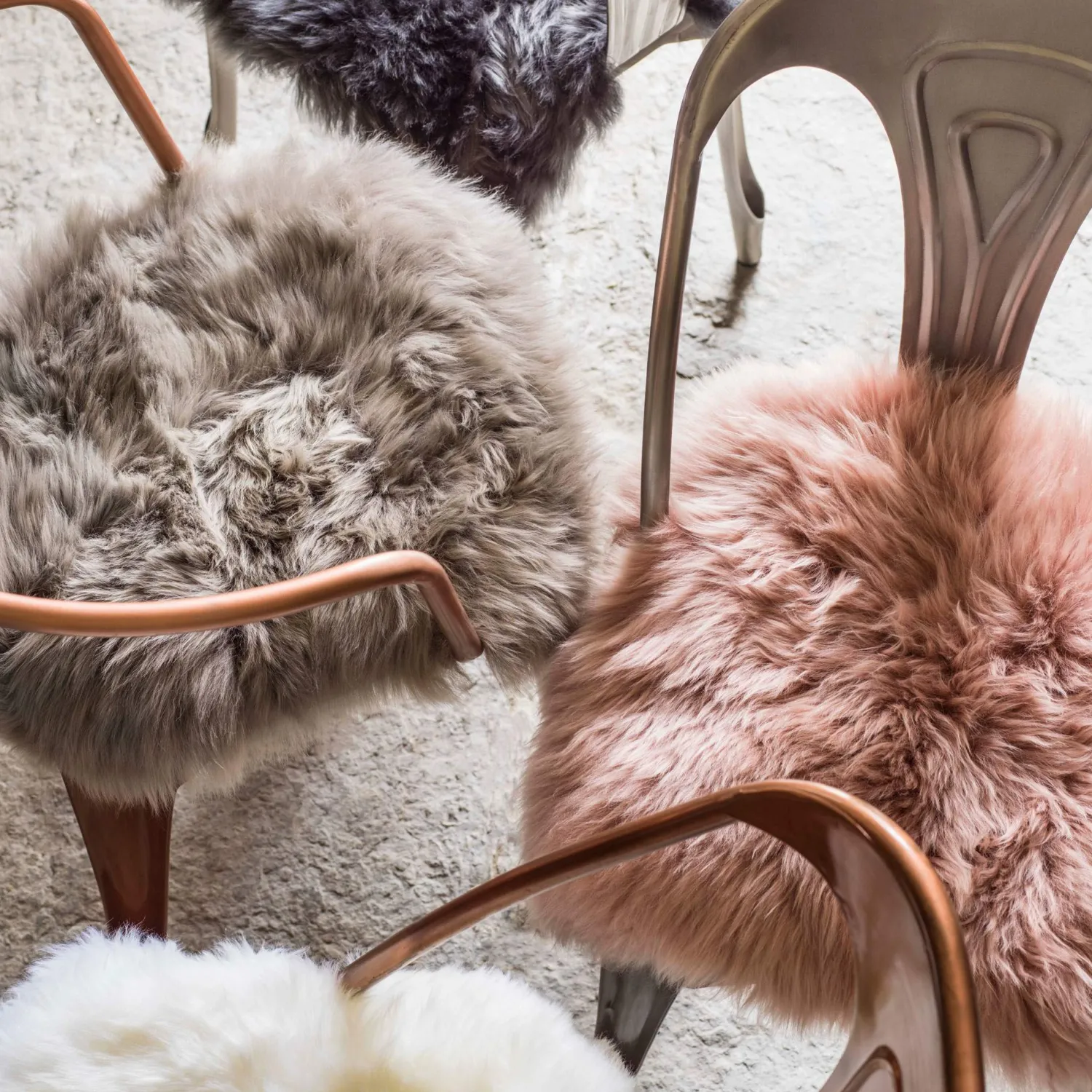 Graham & Green Square Sheepskin Seat Pads