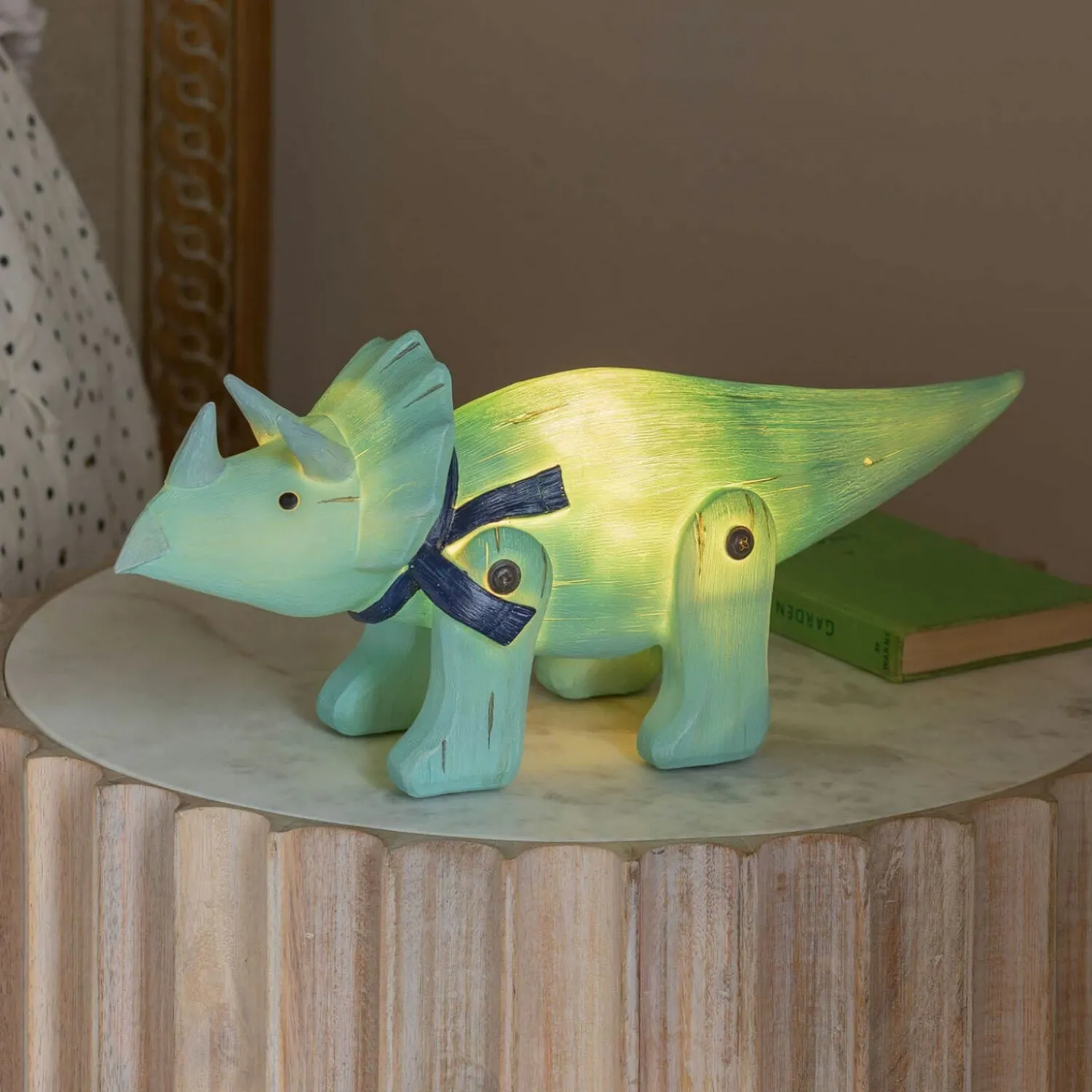 Graham & Green Standing Triceratops Night Light