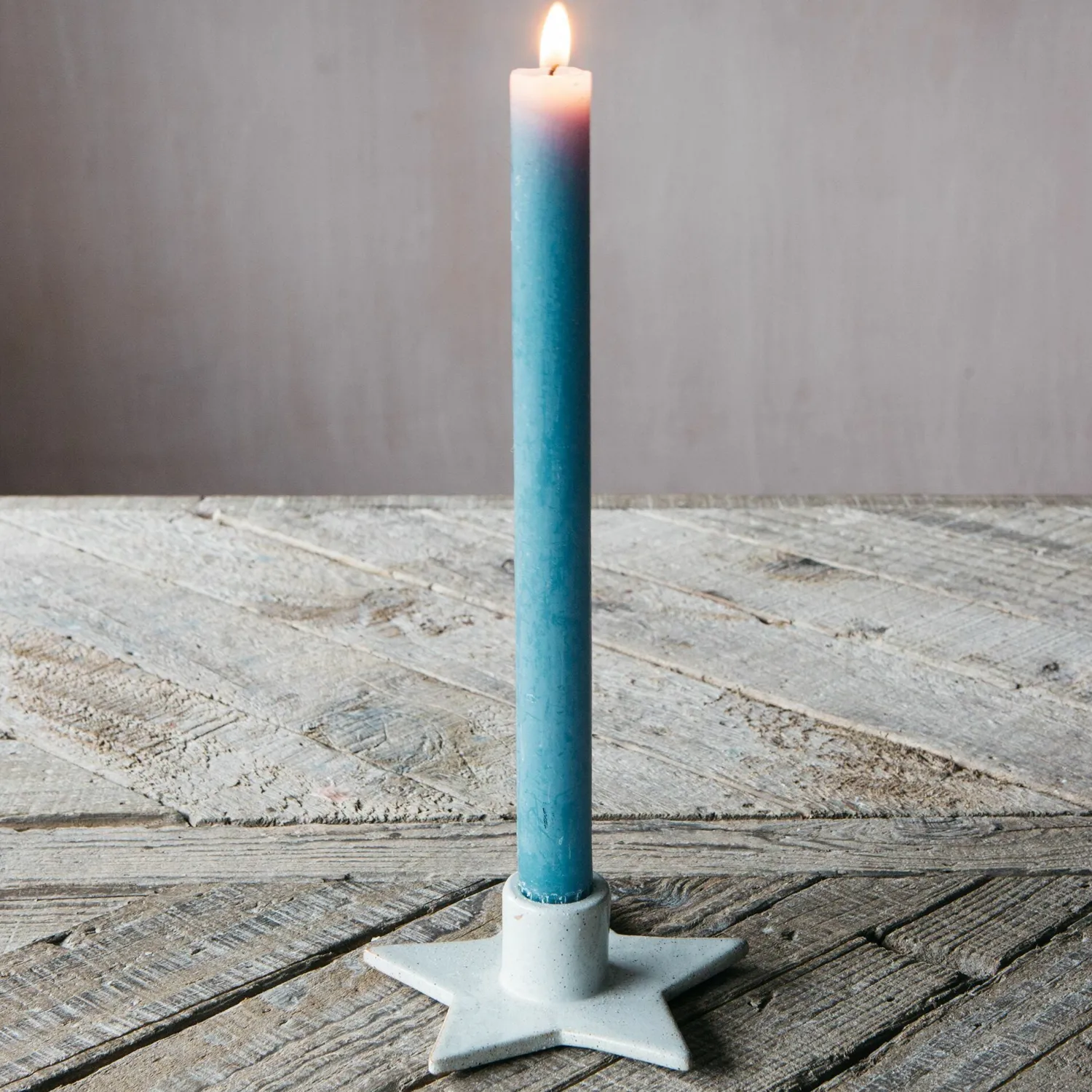 Graham & Green Star Ceramic Candle Holder