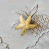 Graham & Green Starfish Gold Knob