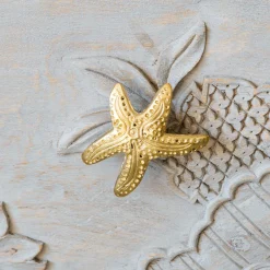 Graham & Green Starfish Gold Knob