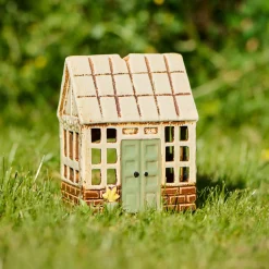 Graham & Green Stoneware Greenhouse Decorative Tealight Holder