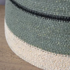 Graham & Green Striped Rust and Green Basket