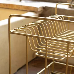 Graham & Green Tall Gold Dish Rack