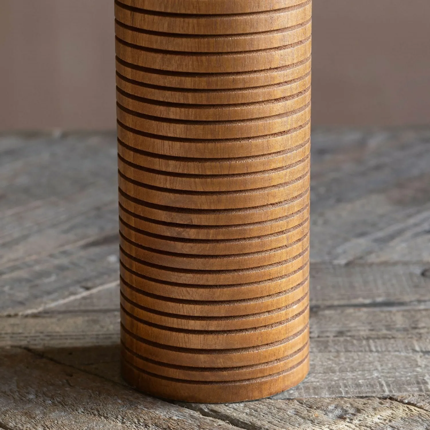 Graham & Green Tall Leya Wooden Table Lamp