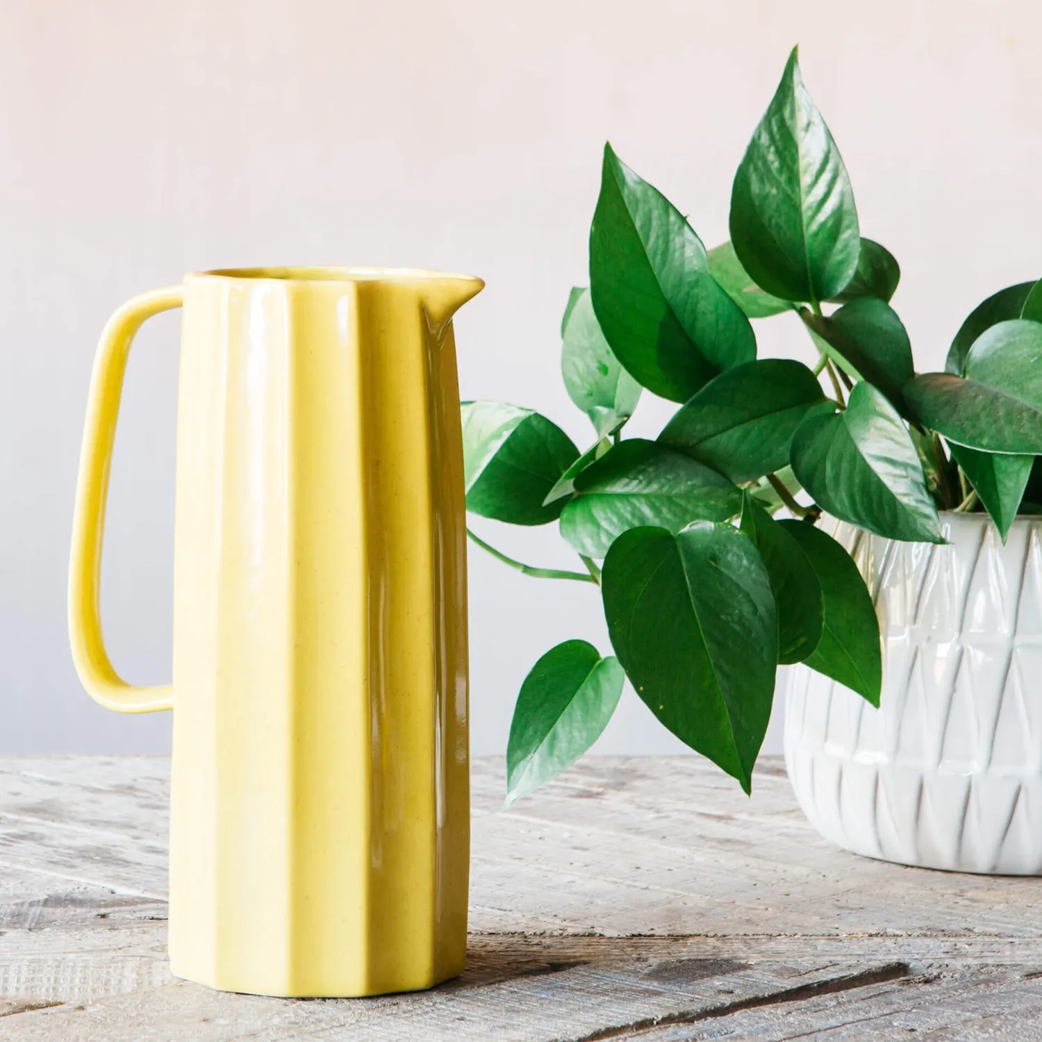 Graham & Green Tall Yellow Jug