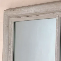 Graham & Green Taupe Window Pane Wall Mirror