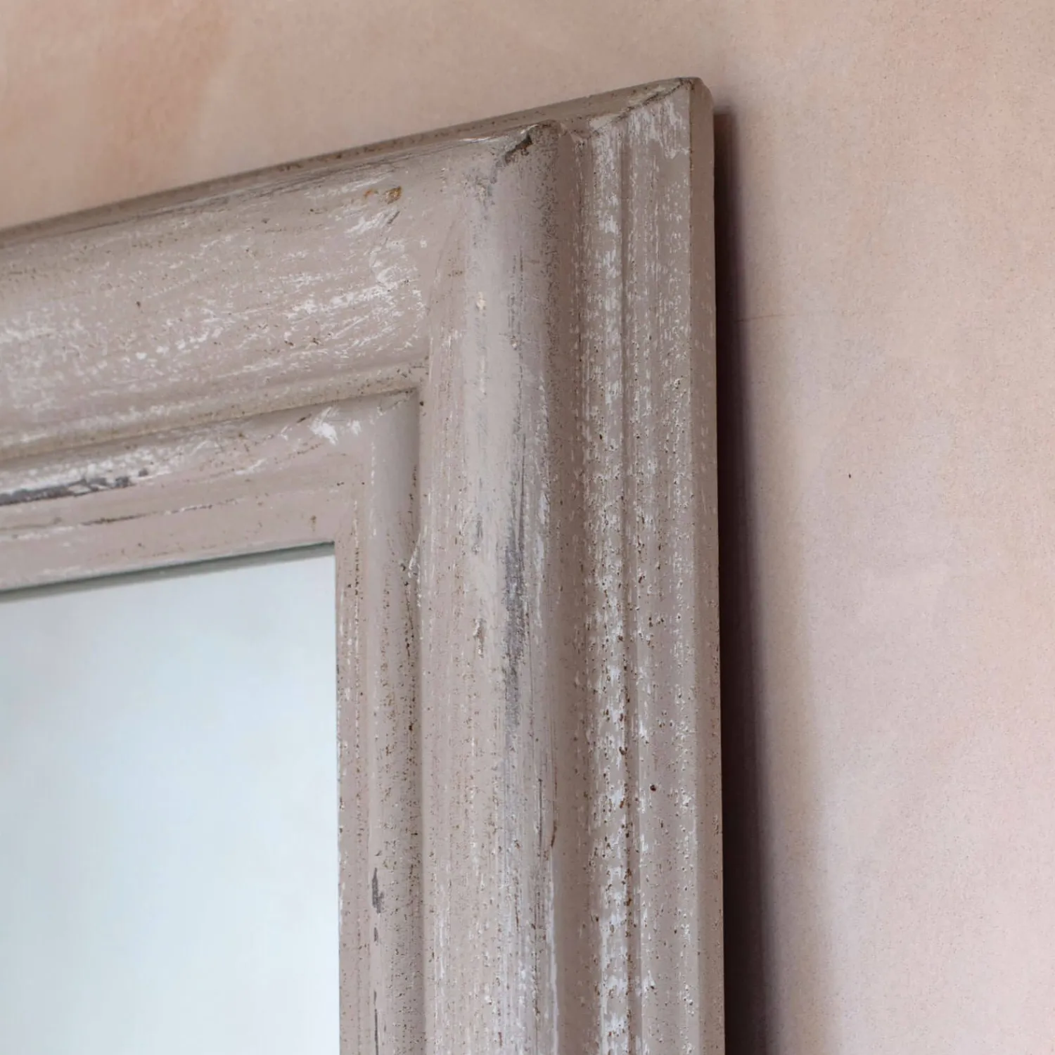 Graham & Green Taupe Window Pane Wall Mirror