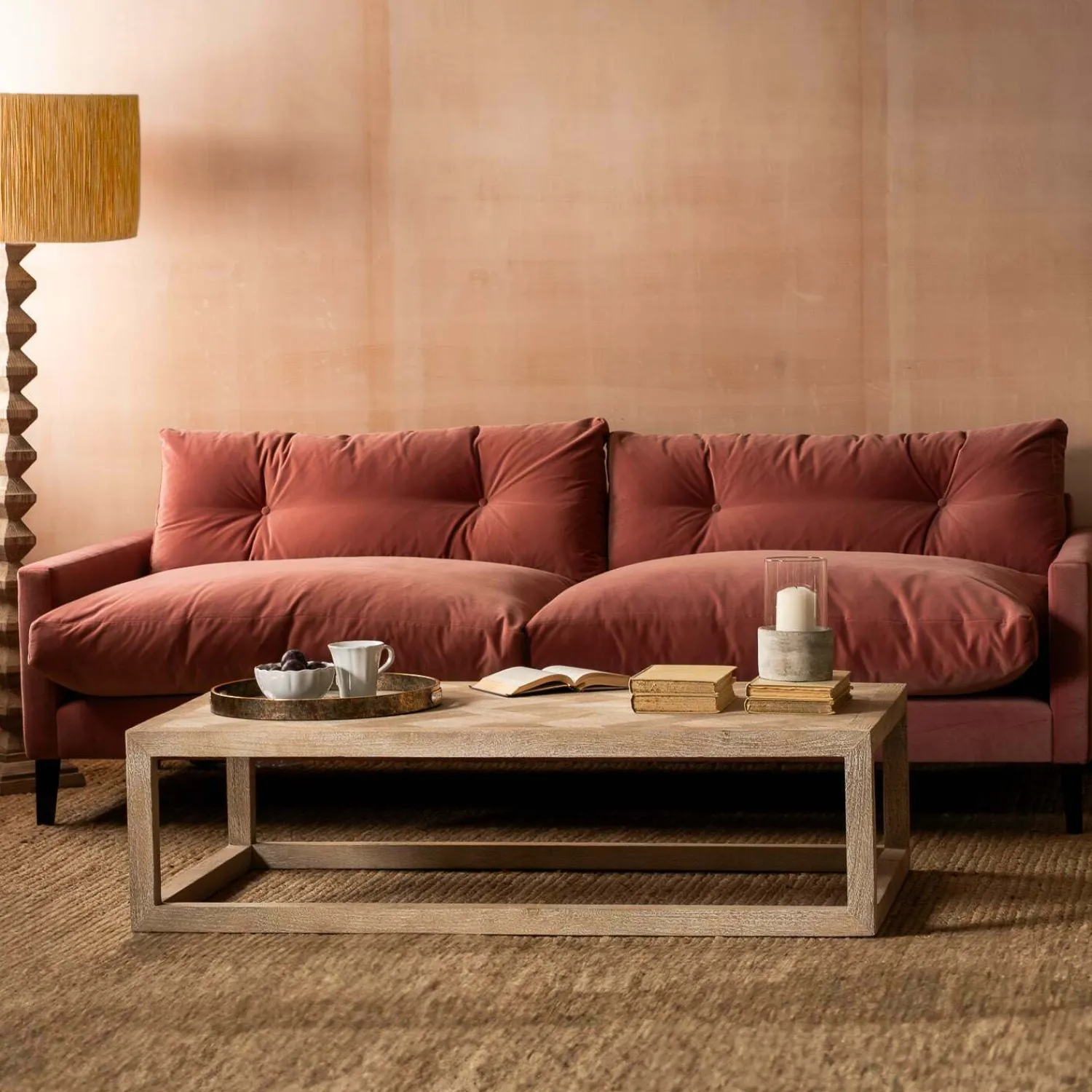 Graham & Green Theodore Parquet Coffee Table