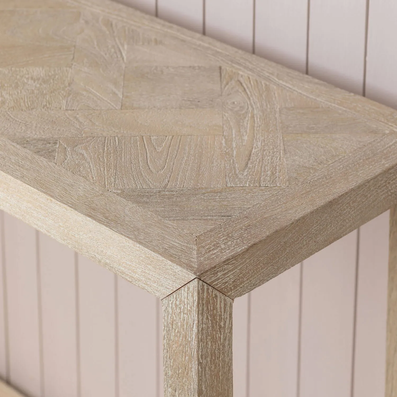 Graham & Green Theodore Parquet Console Table