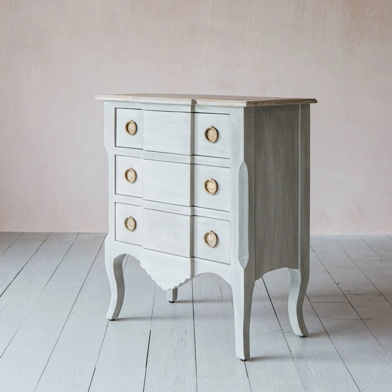 Graham & Green Three Drawer French Chest of Drawers