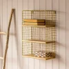 Graham & Green Three Shelf Iron Wall Rack